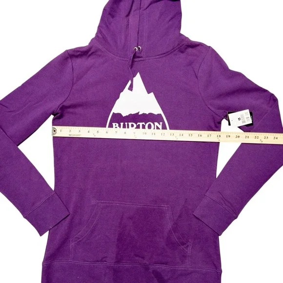 NWT Burton Snowboarding‎ Purple Fleece Hoodie Womens Medium - Picture 5 of 10